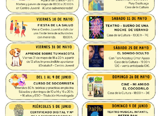 agenda mayo junio