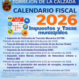 Calendario Fiscal 2026 - Impuestos y Tasas Municipales